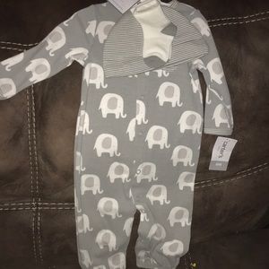 Onesie with hats and socks